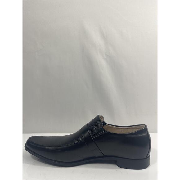 Stacy Adams Beau Shoes Mens Size 12 Black Slip On Monk Strap Dress New Box main image 6